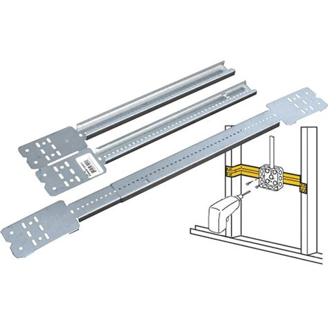 electrical enclosure mounting bracket|adjustable electrical box bracket.